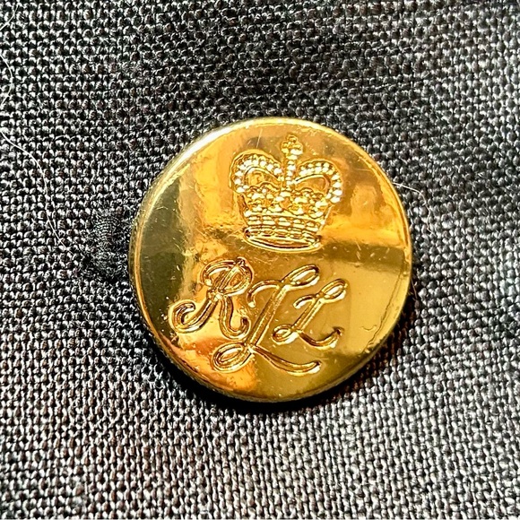 Lauren Ralph Lauren Linen Monte Carlo Crested Old Money Blazer  Size  12 - Picture 10 of 15